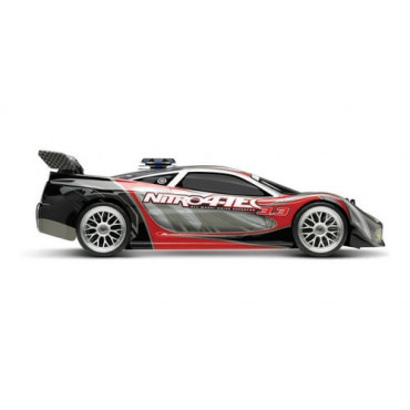 AUTOMODELO TRAXXAS NITRO 4-TEC 1/10 CÂMBIO 2 MARCHAS 4X4 MOTOR TRX 3.3 113KM/H RÁDIO AX5S 2.4Ghz COMPLETO TRAX4809